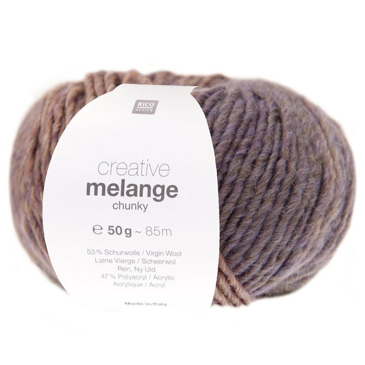 Rico Creative Melange Chunky Bruin Lila (027)