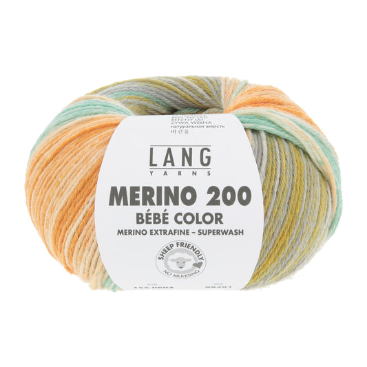 Lang Yarns Merino 200 Bebe Color Fruits (0604)