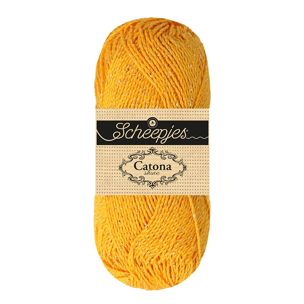 Scheepjes Catona Shine Yellow Gold Gold (208-G)