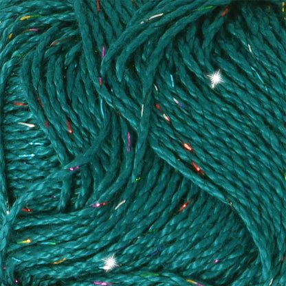 Scheepjes Catona Shine Dark Teal Rainbow (401-R)