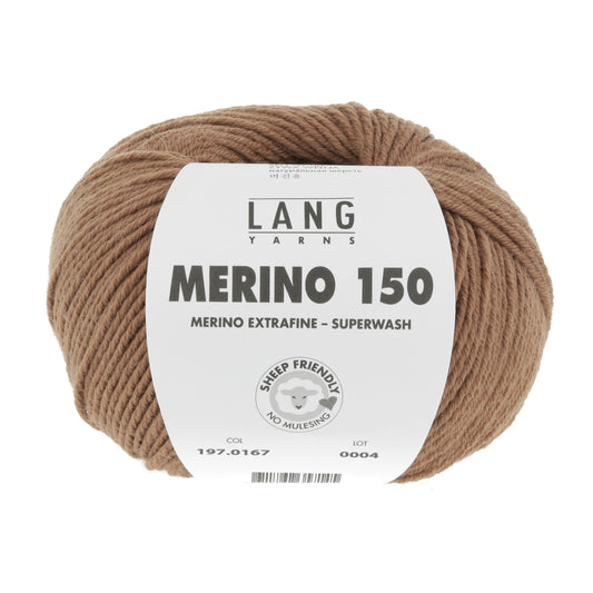 Lang Yarns Merino 150 Brown (0167)
