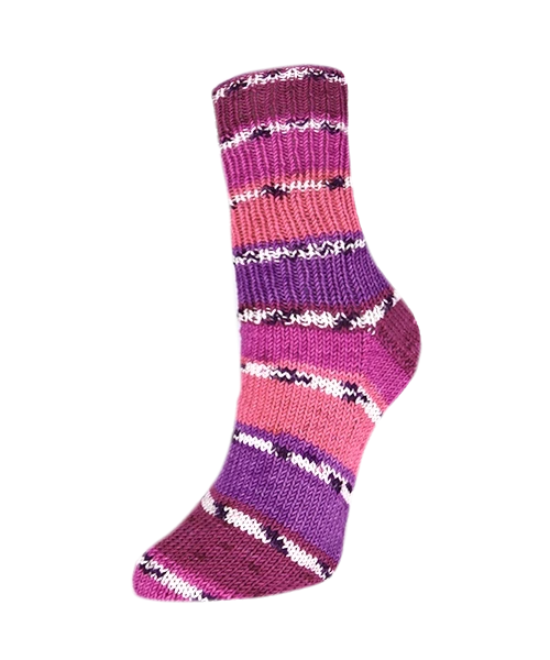 Rellana Garne Flotte Socke 4-Ply Woolfree Celinda Pink (3240)