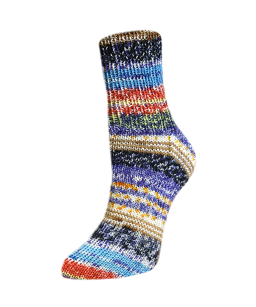 Rellana Garne Flotte Socke 4-Ply Woolfree Bamboo Sealife (3110)