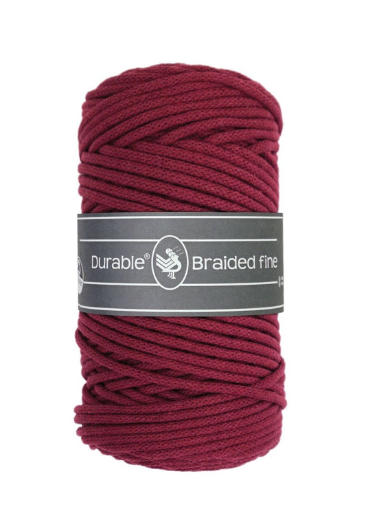 Durable Braided Fine Bordeaux (222)