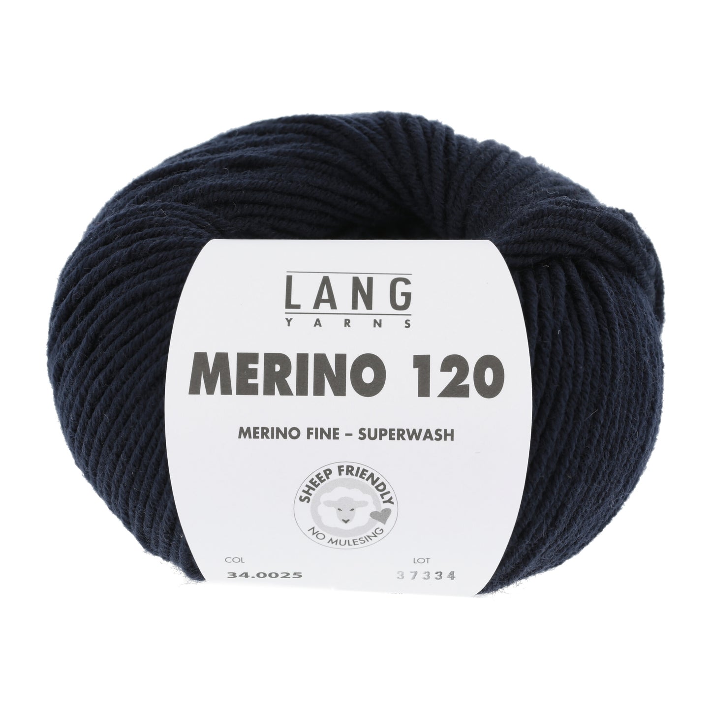 Lang Yarns Merino 120 Dark Sea (34.0025)