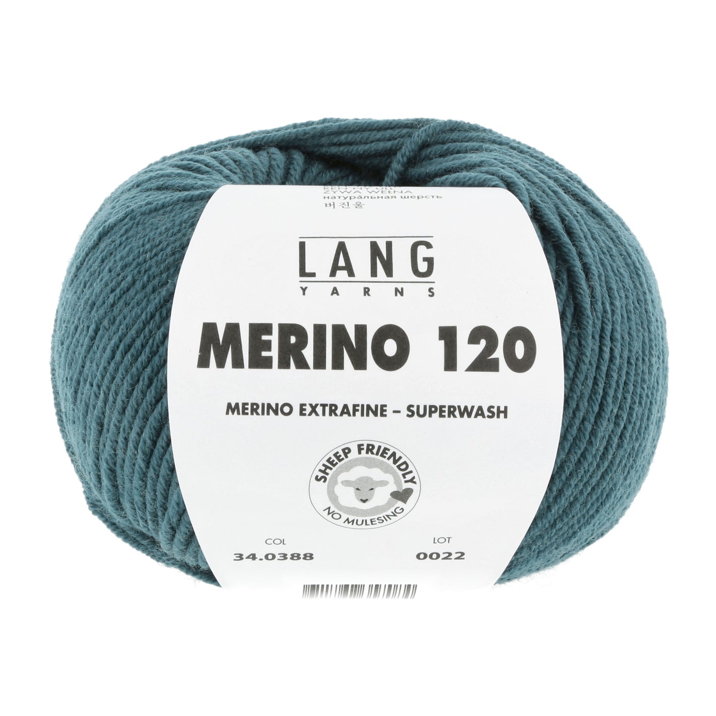 Lang Yarns Merino 120 Peacock Pearl (34.0388)