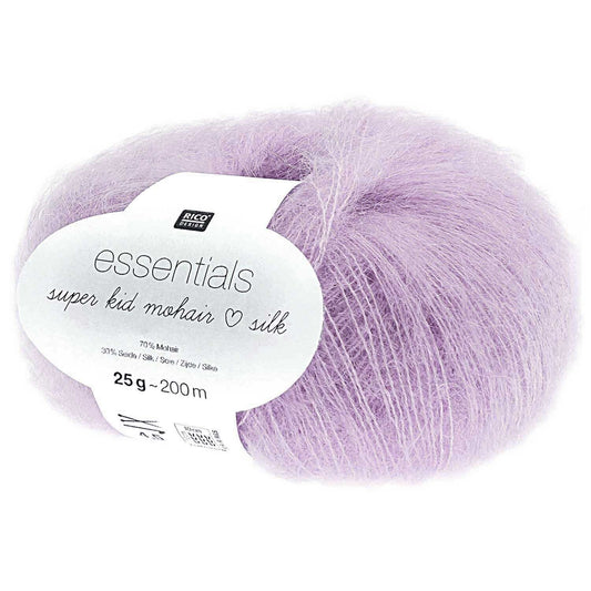 Rico Design Essentials Super Kid Mohair Loves Silk Lavender (035)