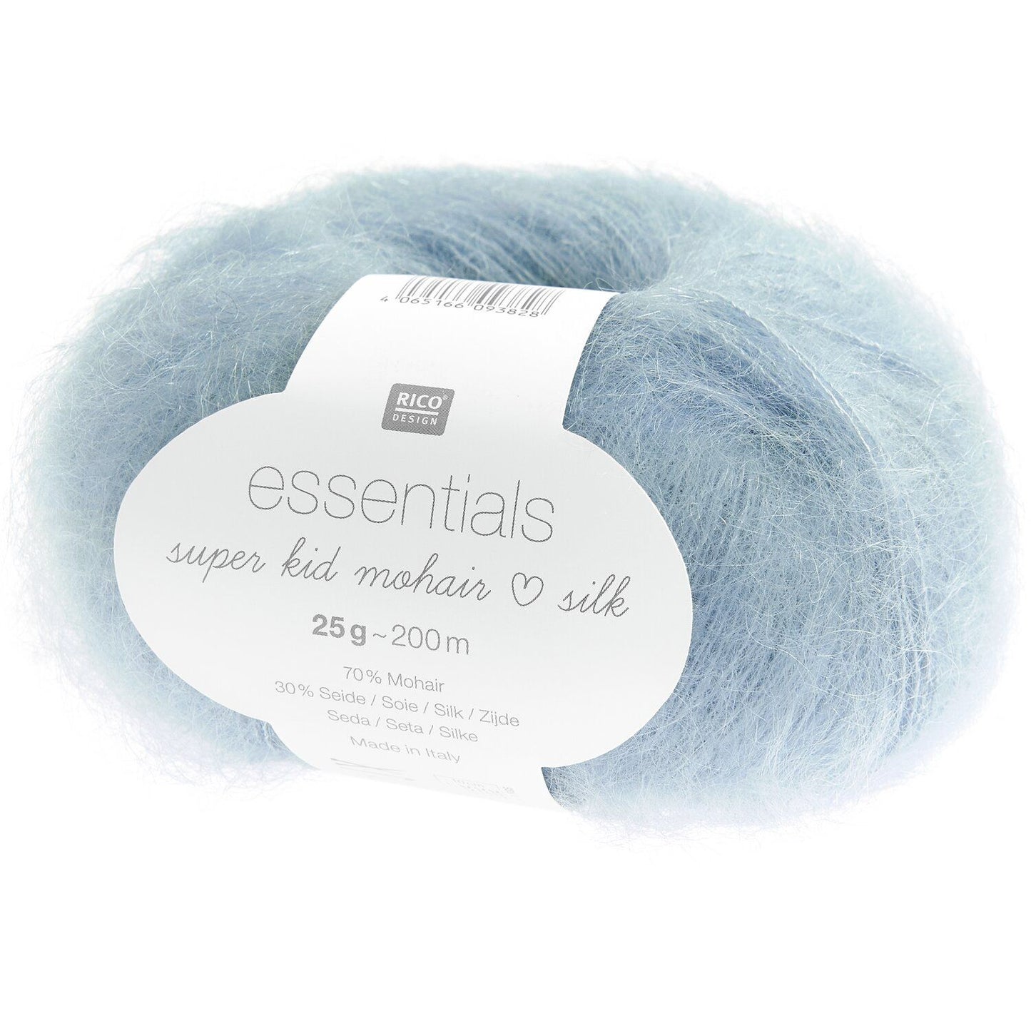 Rico Design Essentials Super Kid Mohair Loves Silk Pigeon Blue (070)