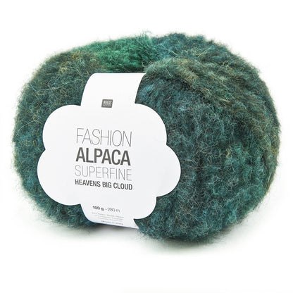 Rico Design Fashion Alpaca Superfine Heavens Big Cloud Green Forest (010)