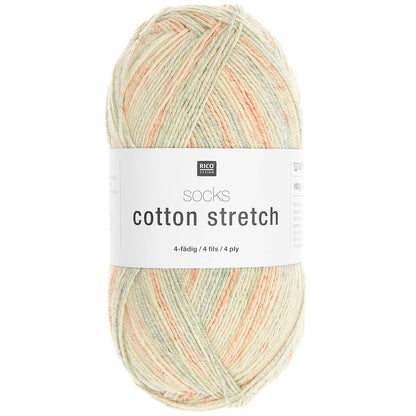 Rico Design Socks Cotton Stretch 4 Ply Pastel (001)