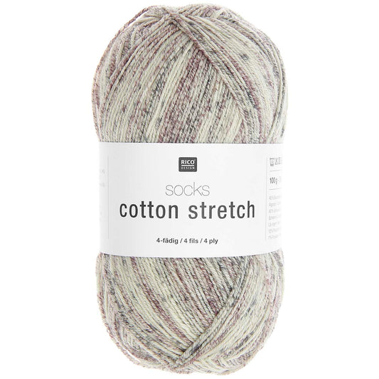 Rico Design Socks Cotton Stretch 4 Ply Taupe (006)