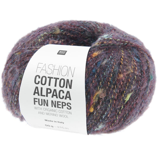 Rico Design Fashion Cotton Alpaca Fun Neps Purple (004)