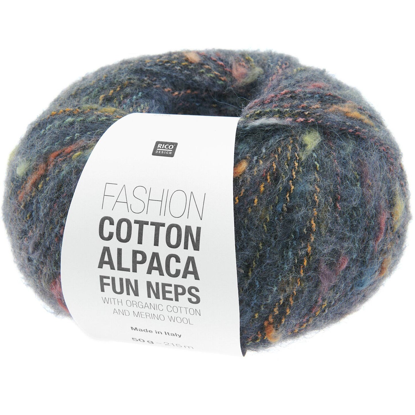 Rico Design Fashion Cotton Alpaca Fun Neps Marine (005)