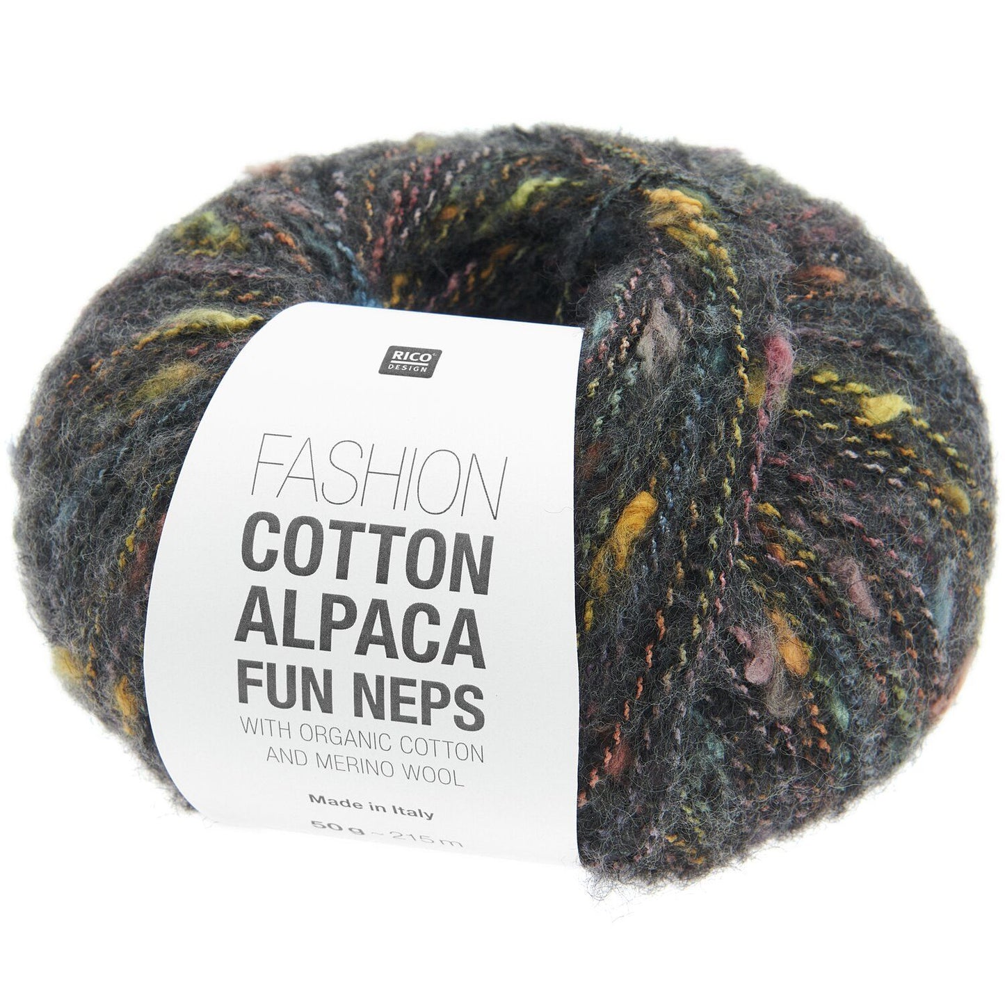 Rico Design Fashion Cotton Alpaca Fun Neps Black (006)