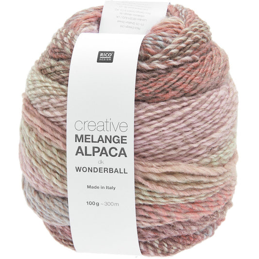 Rico Design Creative Melange Alpaca Wonderball DK Corail (002)