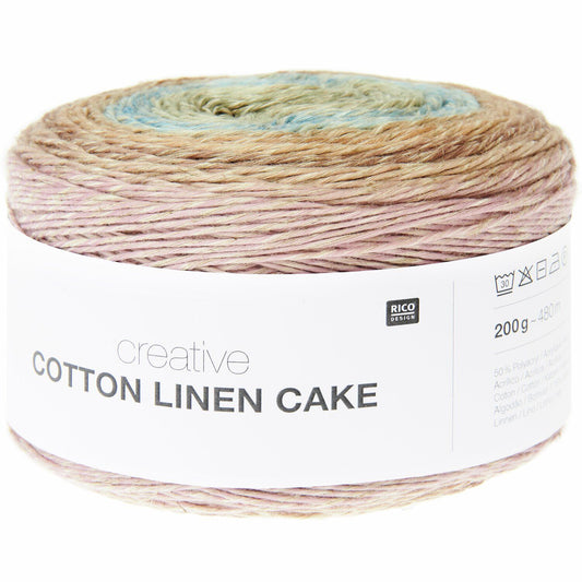 Rico Design Creative Cotton Linen Cake Warm Shades (003)
