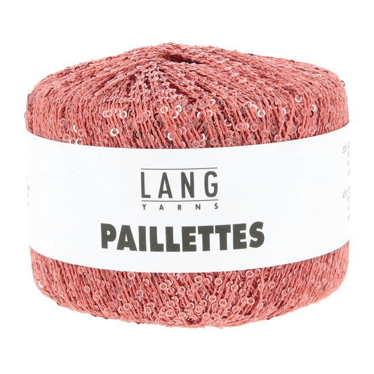 Lang Yarns Paillettes Coral (0128)