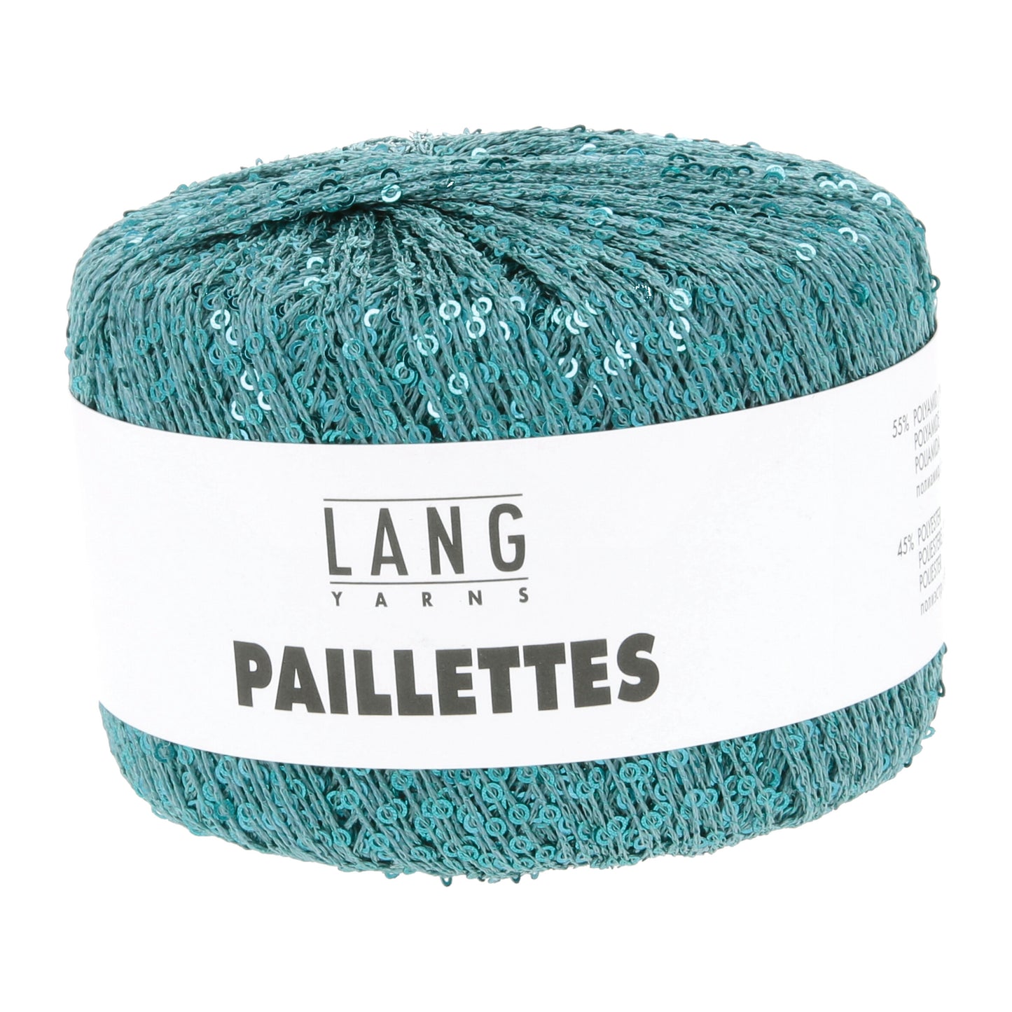 Lang Yarns Paillettes Teal (0188)