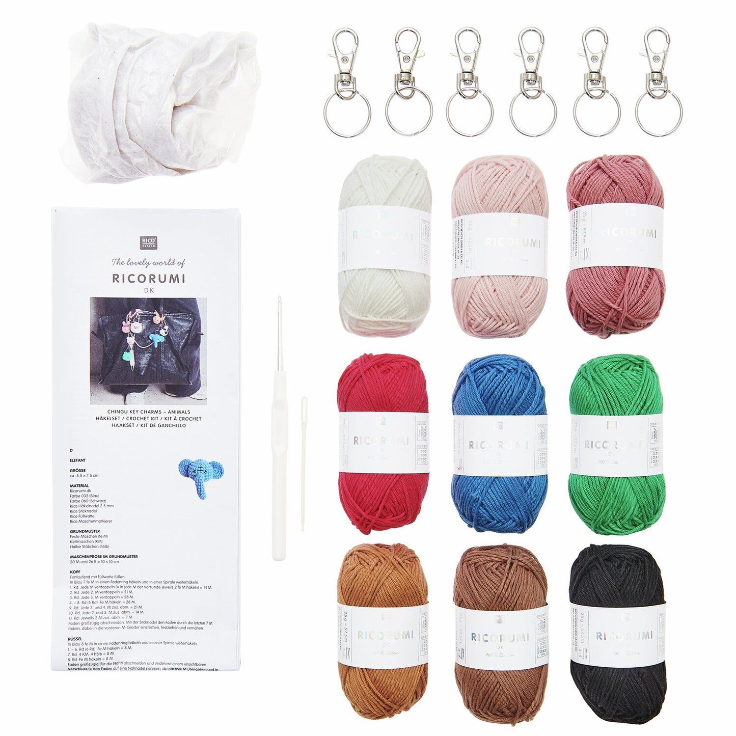 Ricorumi Haakset Sleutelhanger – Chingu Animals