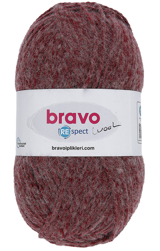Lammy Yarns Bravo Respect Bordeaux (50) (per pak)