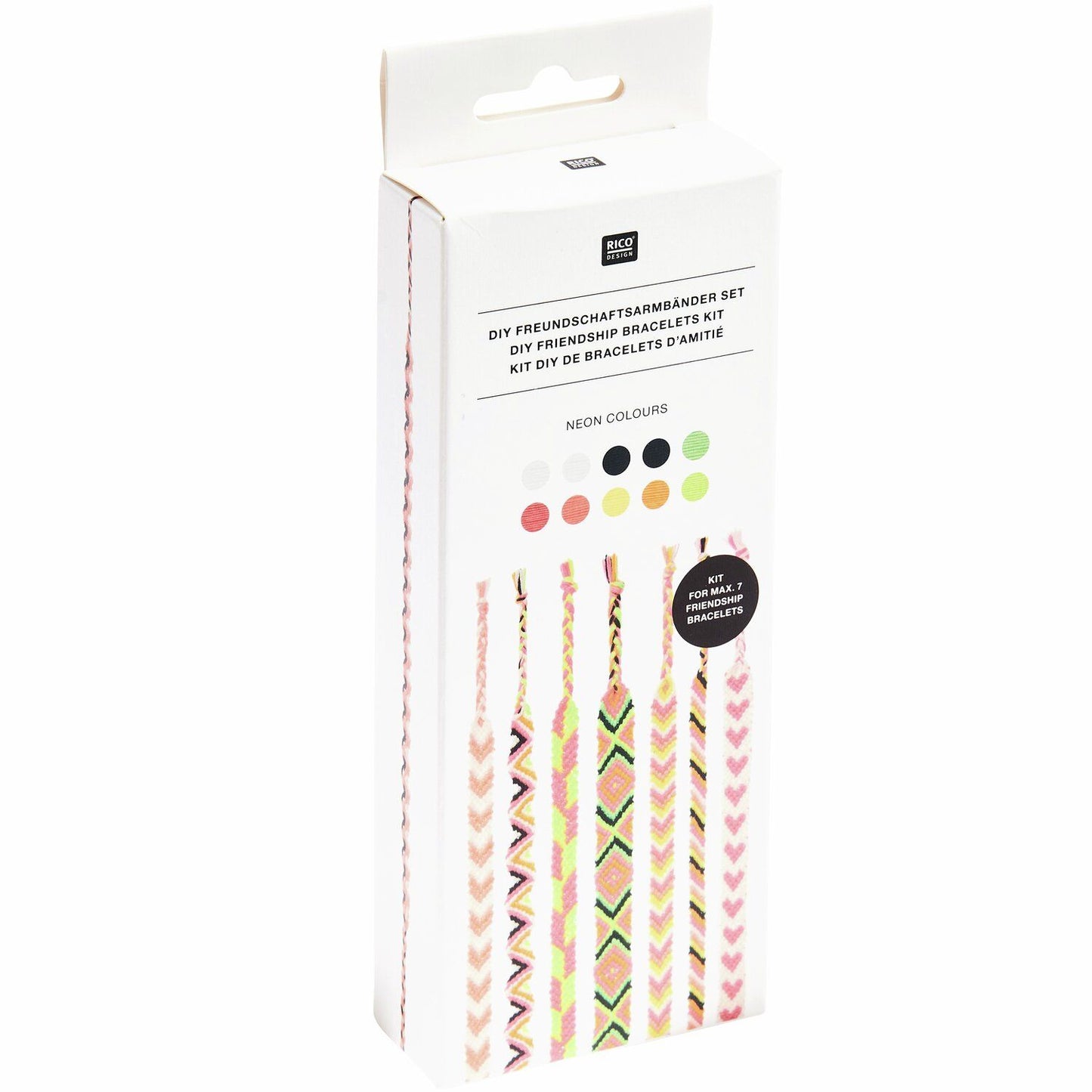 Ricorumi DIY-set vriendschapsarmbanden Neon Colours