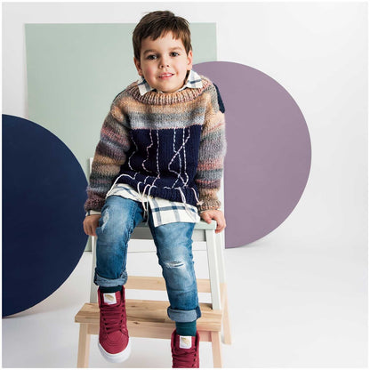 Rico Creative Melange Chunky Grijs Roze (054)