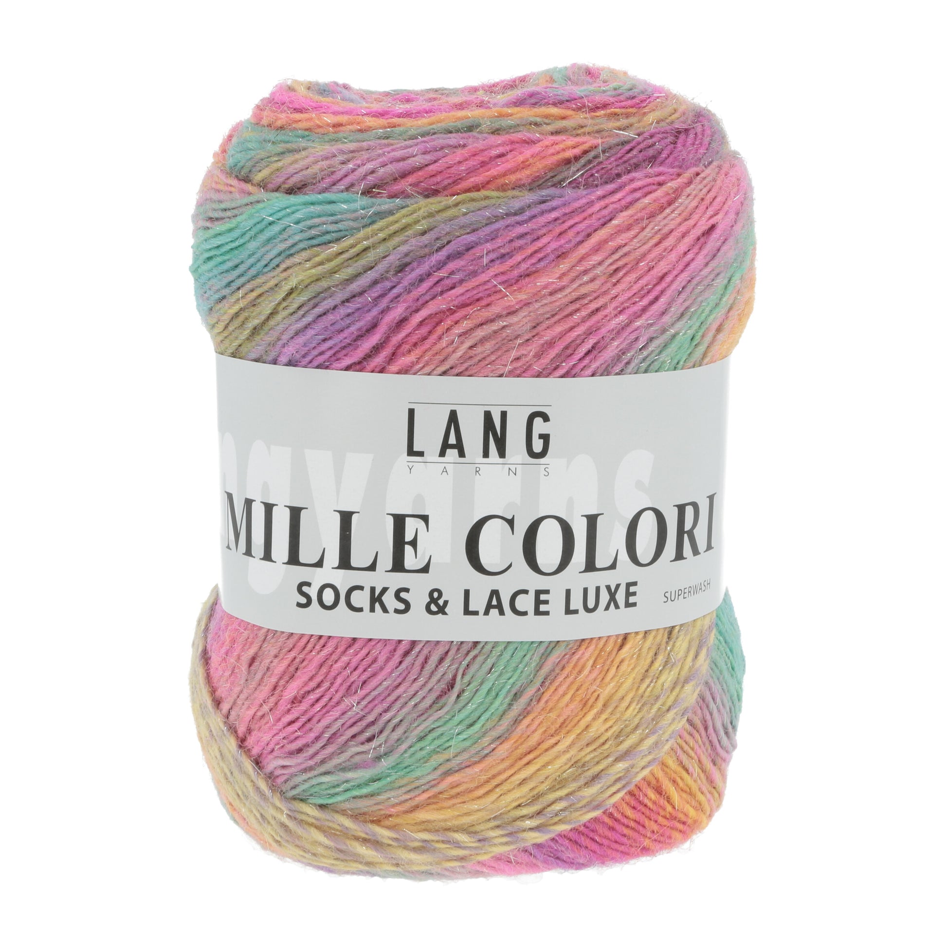 Lang Yarns Mille Colori Socks & Lace Luxe Candyfloss (0053)