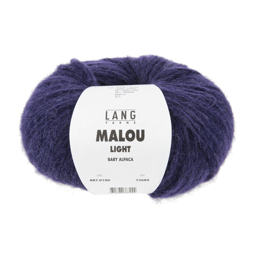 Lang Yarns Malou Light Dark Purple (0190)