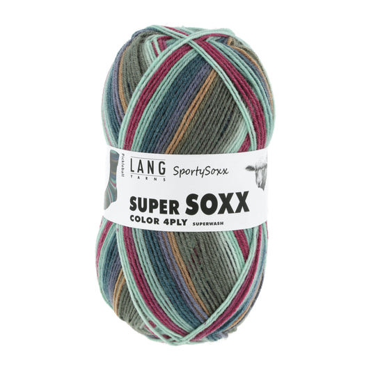 Lang Yarns Super Soxx Color 4 Ply SportySoxx Pickleball (0502)