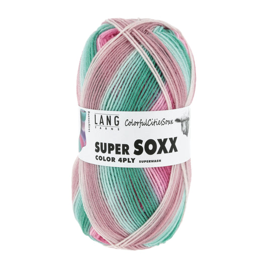 Lang Yarns Super Soxx Color 4 Ply ColorfulCitiesSoxx BuenosAires (0507)