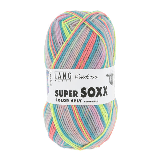 Lang Yarns Super Soxx Color 4 Ply Discosoxx Dancing Queen (0518)