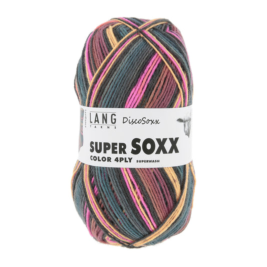 Lang Yarns Super Soxx Color 4 Ply Discosoxx Lastdance (0519)