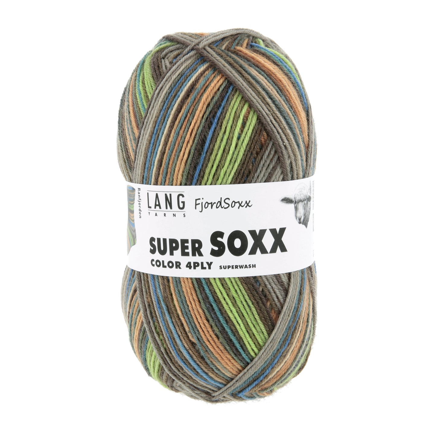 Lang Yarns Super Soxx 4 Ply Fjordsoxx Ranfjorden (0535)