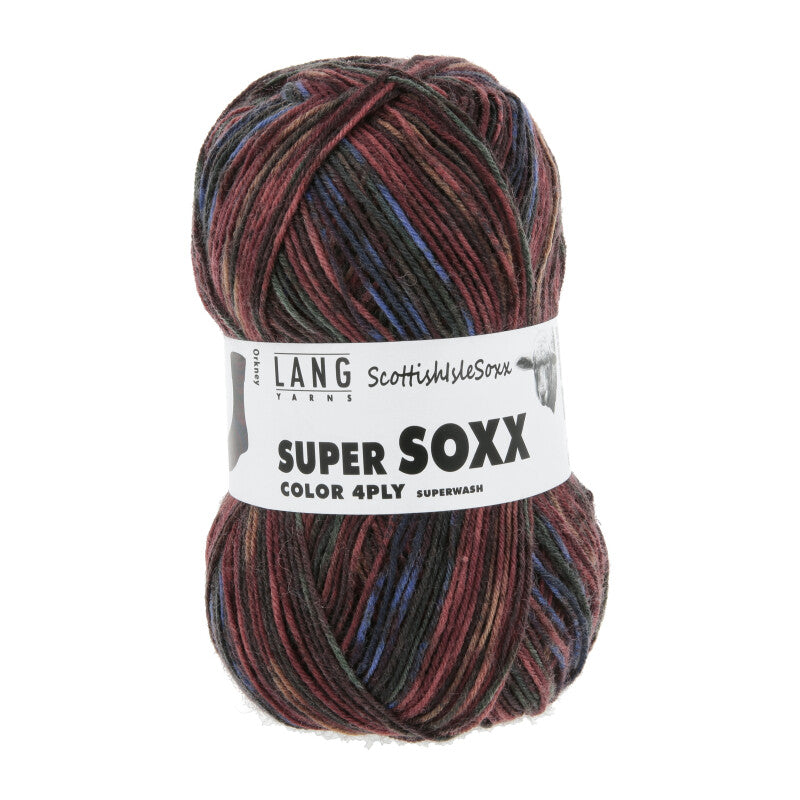 Lang Yarns Super Soxx Color 4PLY Scotishislesoxx Orkney (571)