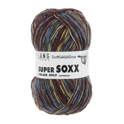Lang Yarns Super Soxx Color 4PLY Scotishislesoxx Lewis (573)