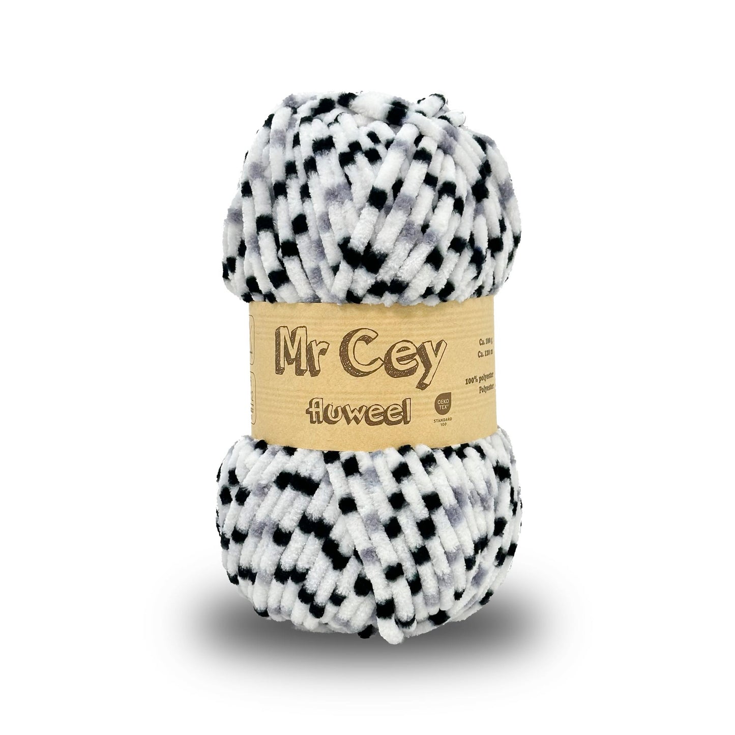 Mr. Cey Fluweel (Chenille) Baby Grey (907)