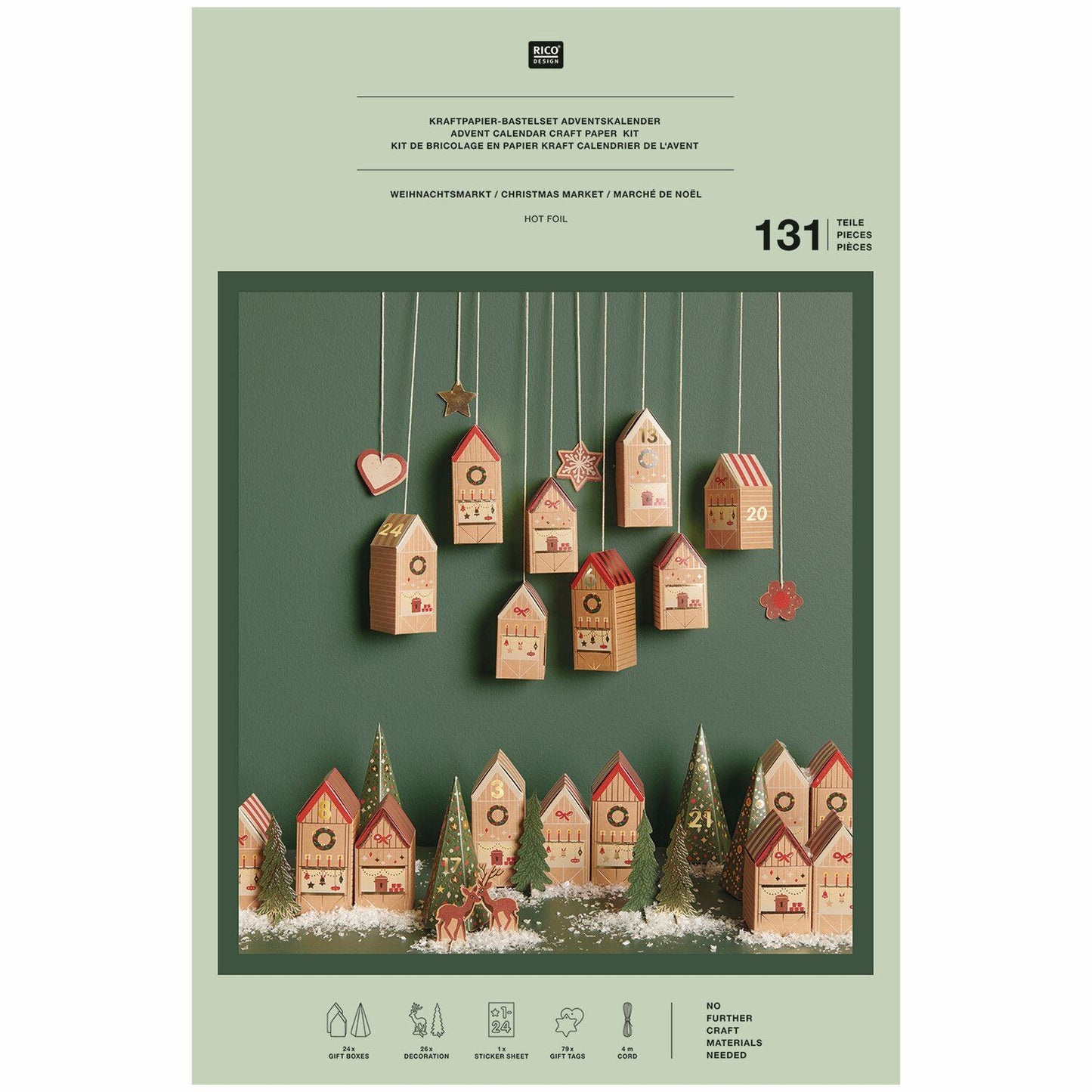 Adventskalender knutselset (500849)