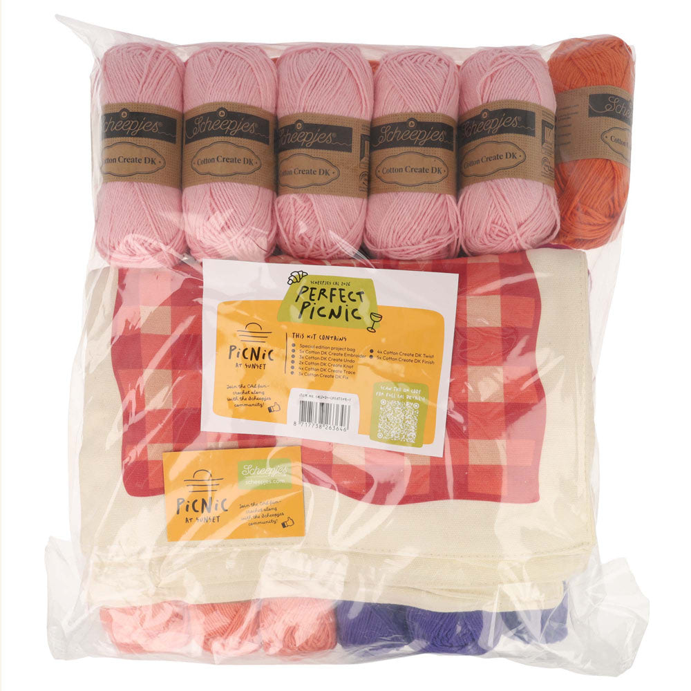 Scheepjes Perfect Picnic CAL 2026 / Cotton Create Sunset