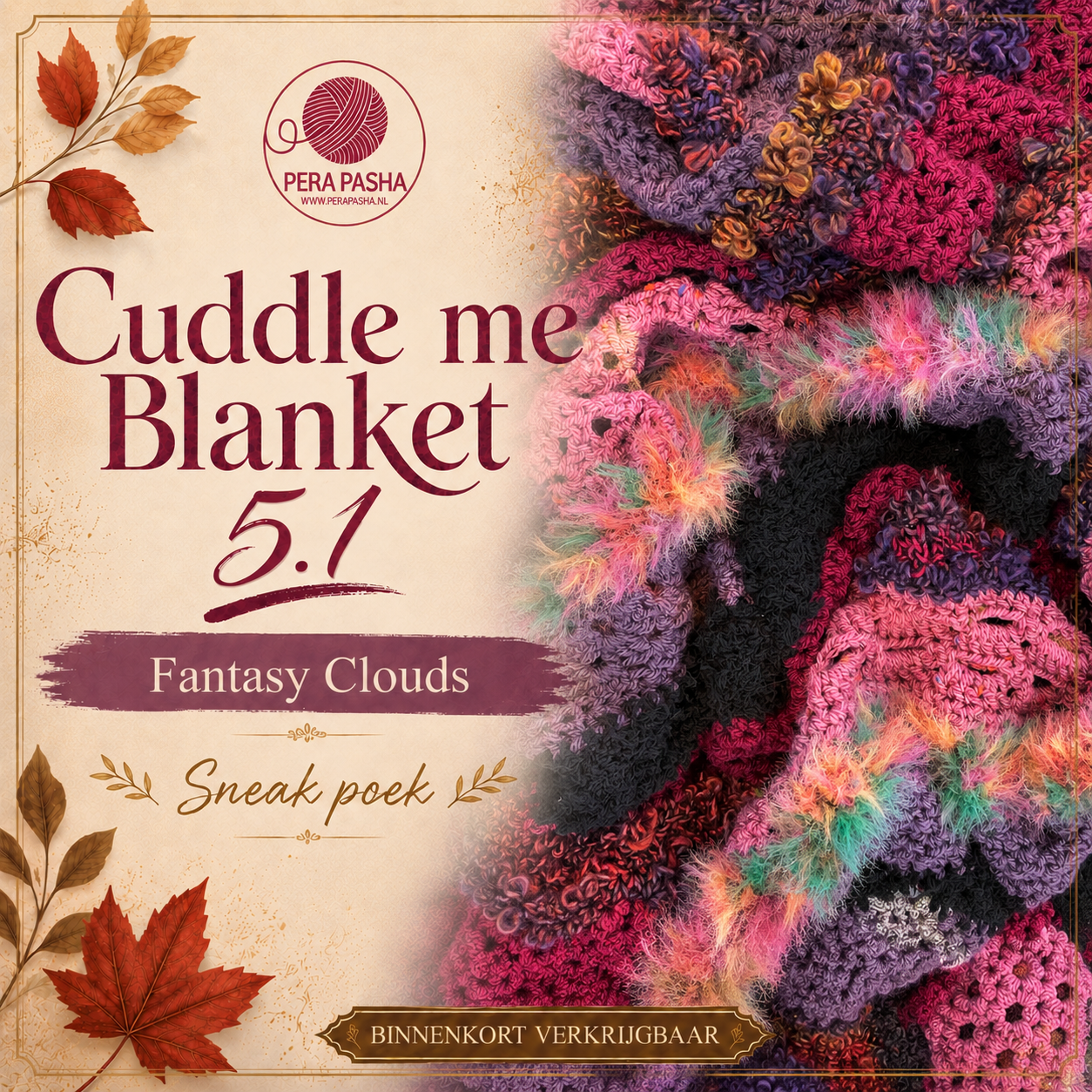 Cuddle Me Blanket 5.1 Fantasy Clouds