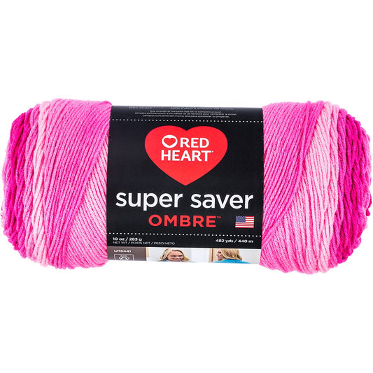 Red Heart Super Saver Ombre Yarn Jazzy