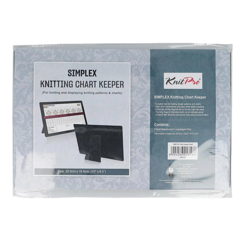 KnitPro Patroonhouder 25x16,5cm zwart
