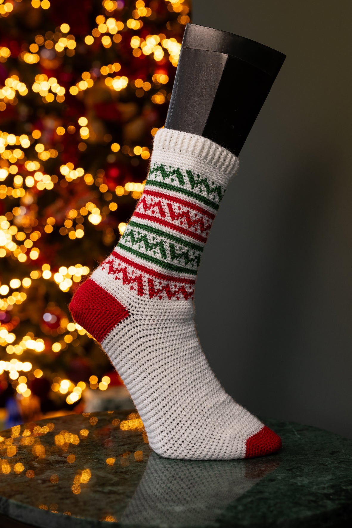Kerstsokken breien en haken met Mr. Cey (BK2026)