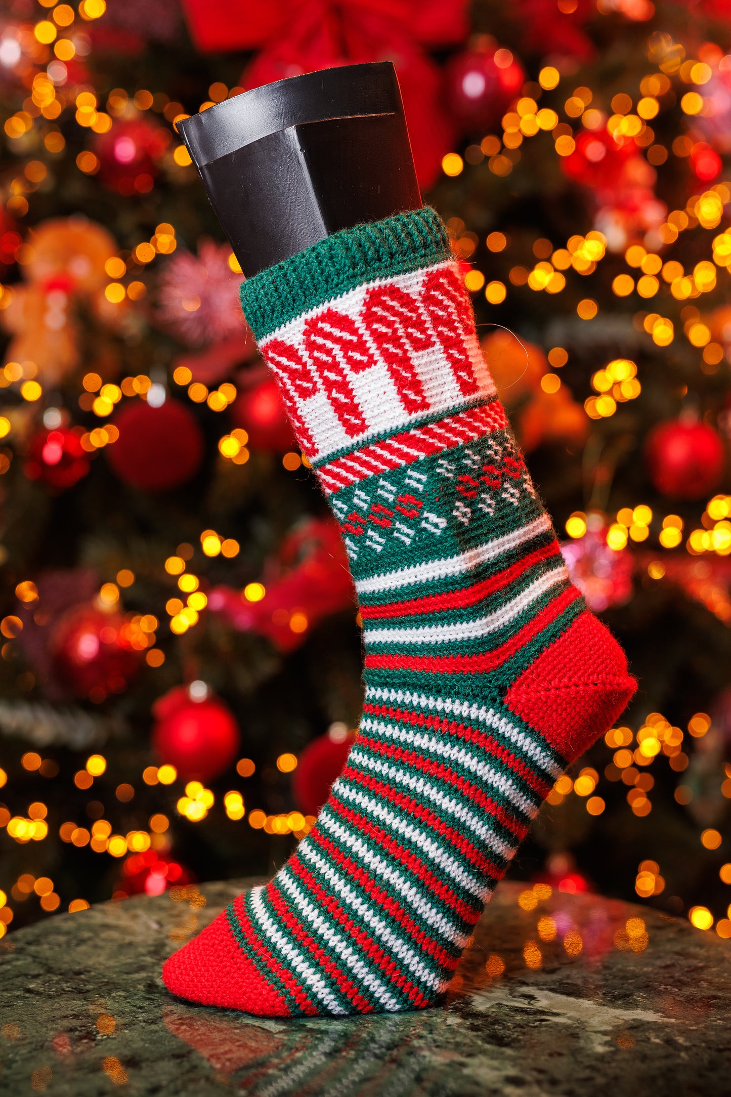 Candy Canes sokken pakket (HAKEN) by Mr. Cey (MAAT 35/40) (Kerstsokken)
