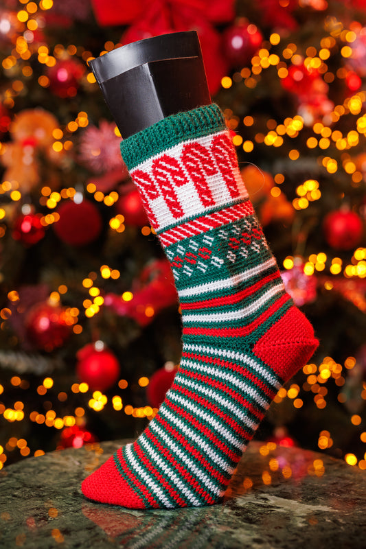 Candy Canes sokken pakket (HAKEN) by Mr. Cey (MAAT 35/40) (Kerstsokken)