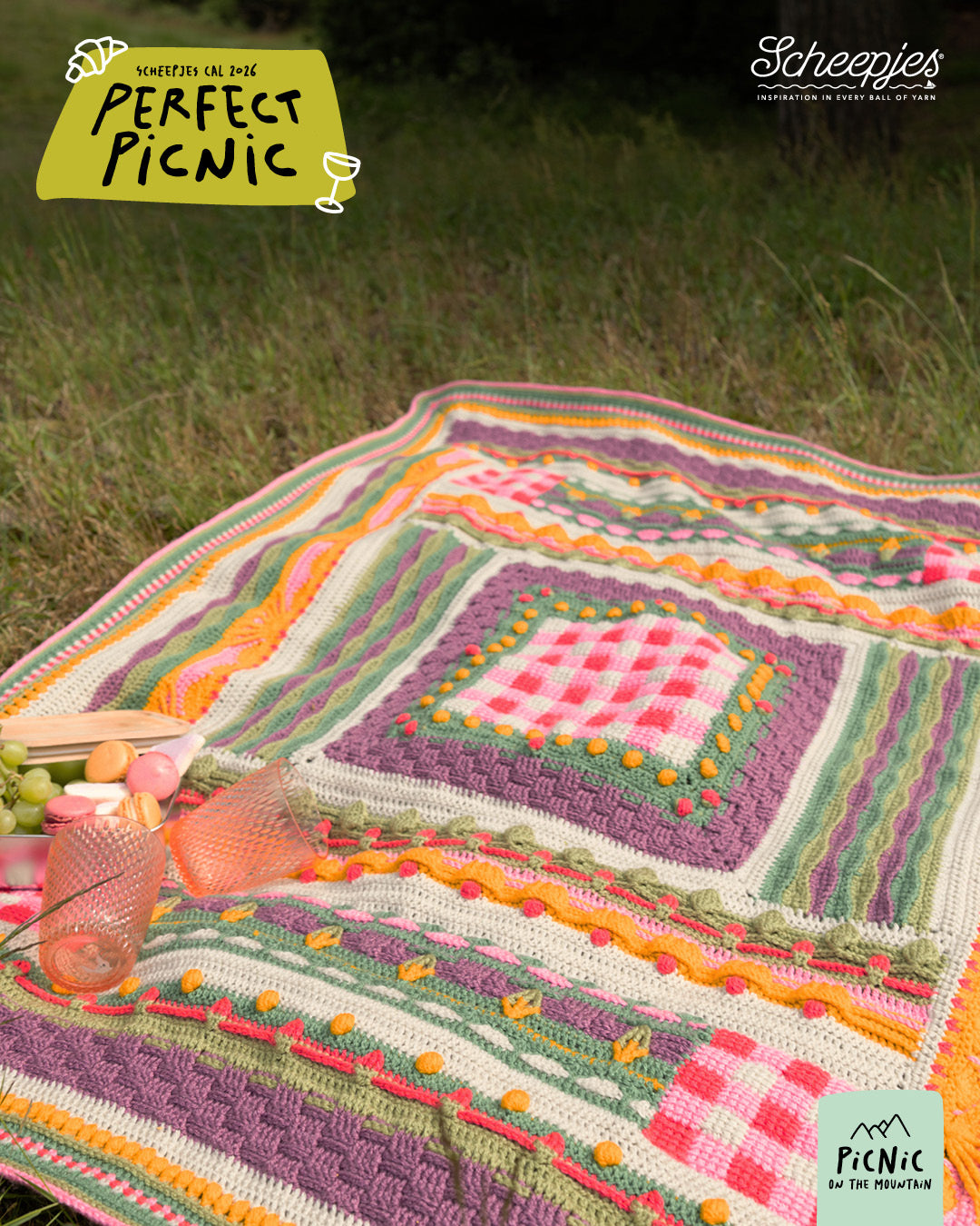 Scheepjes Perfect Picnic CAL 2026 / Colour Crafter Mountain