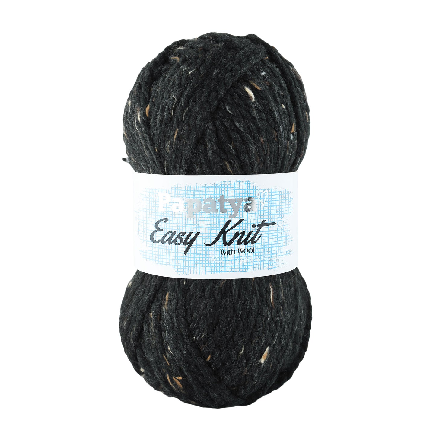 Papatya Easy Knit Tweed Black (1700)