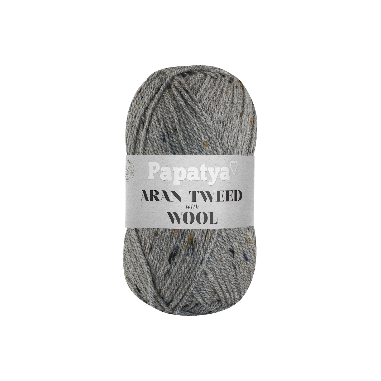 Papatya Aran Tweed with Wool Medium Grey (2150)