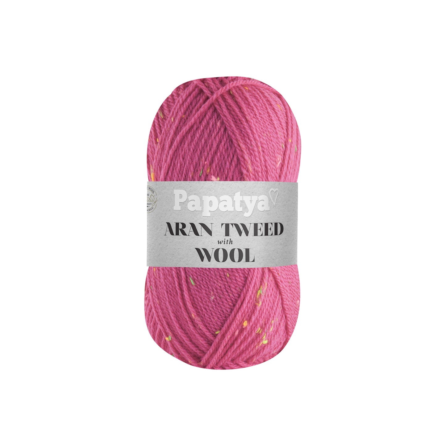 Papatya Aran Tweed with Wool Fuchsia (4060)