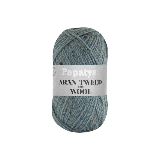 Papatya Aran Tweed with Wool Sage (6610)