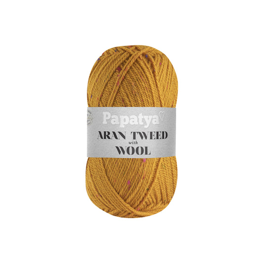 Papatya Aran Tweed with Wool Honeybee (8750)